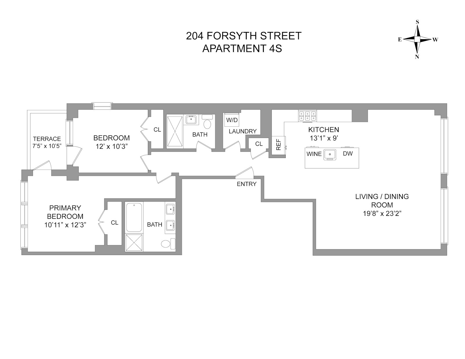 204 Forsyth Street 4S Lower East Side New York NY 10002
