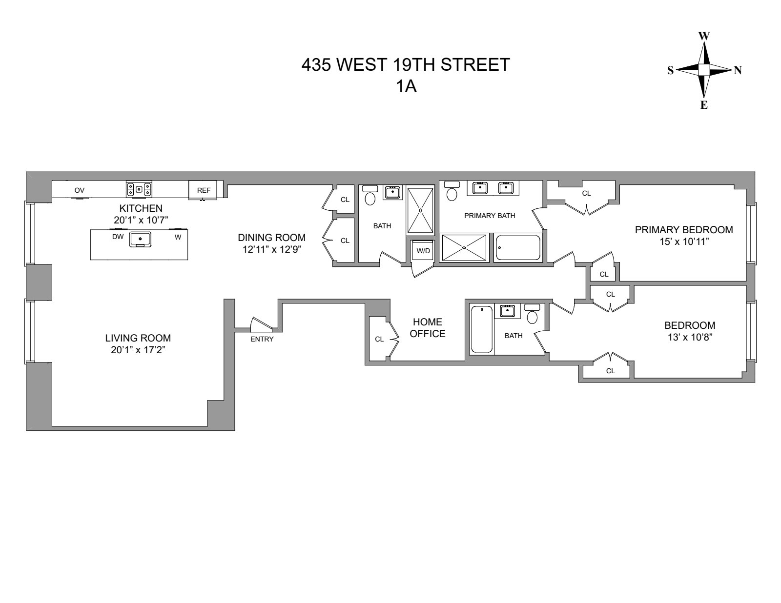 435 West 19th Street 1A Chelsea New York NY 10011