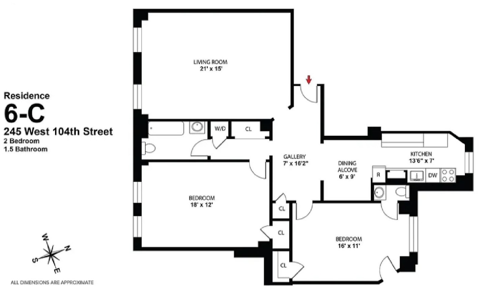 245 West 104th Street 6C Upper West Side New York NY 10025
