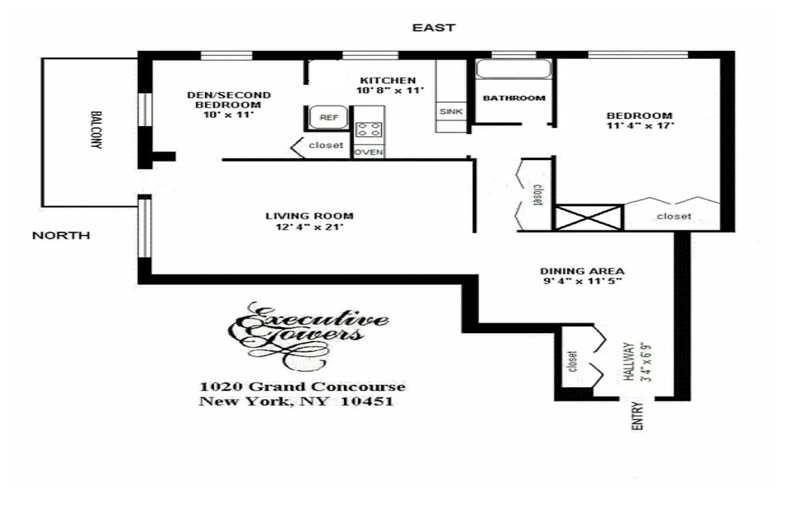 1020 Grand Concourse 10V Concourse Bronx NY 10451
