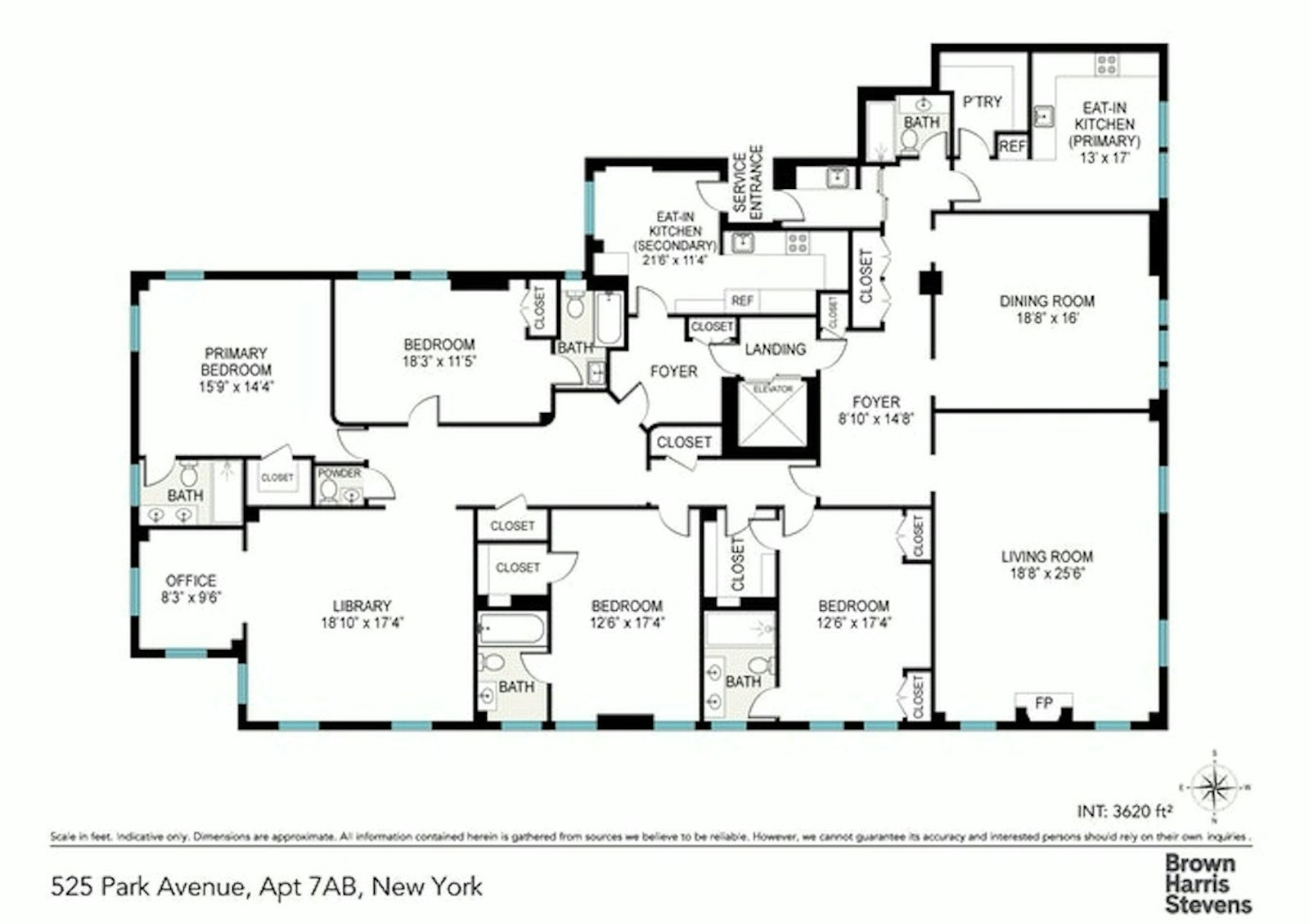525 Park Avenue 7AB Upper East Side New York NY 10065