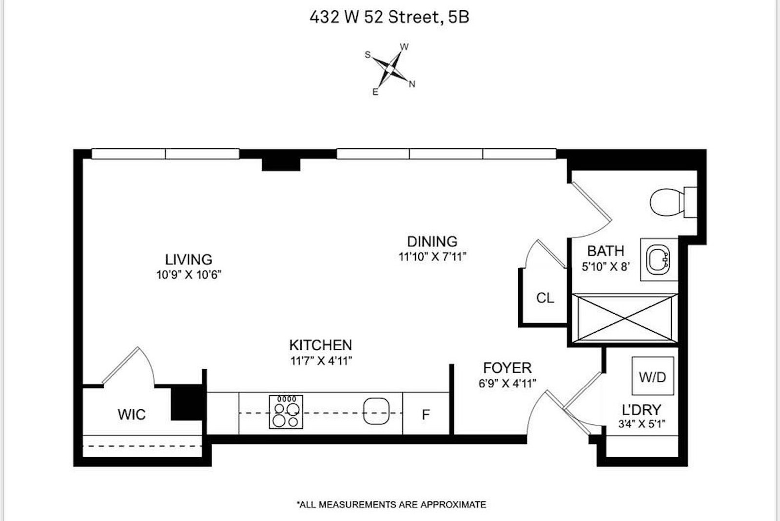 432 West 52nd Street 5B Clinton New York NY 10019