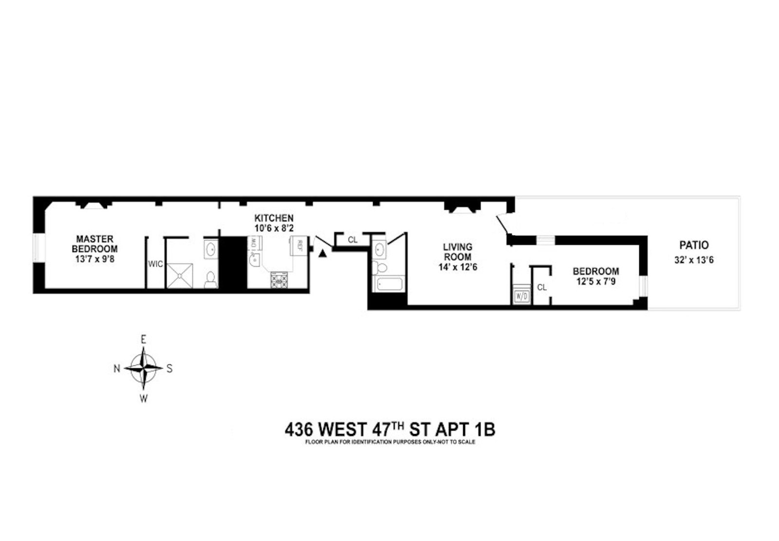 436 West 47th Street 1B Clinton New York NY 10036