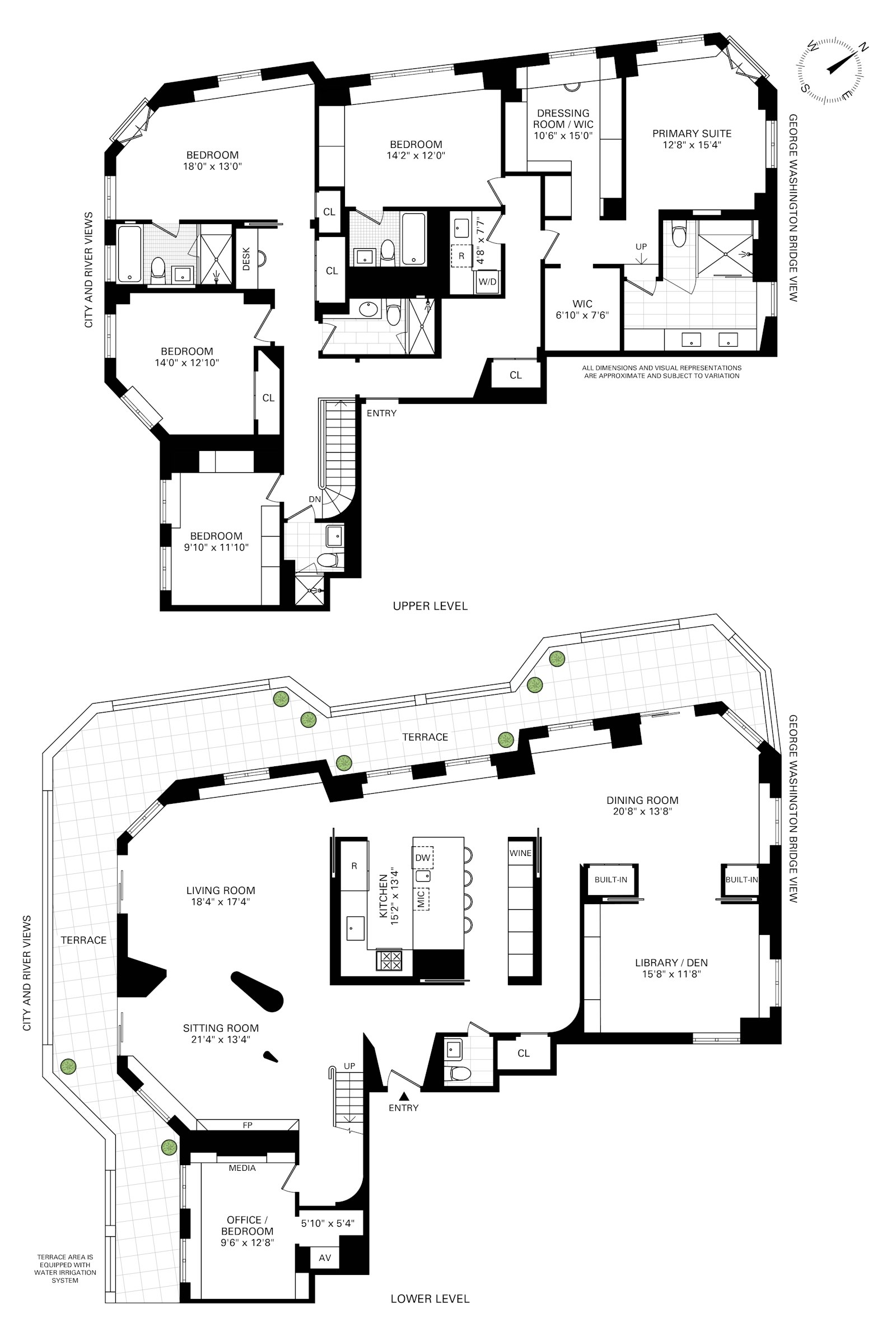 222 Riverside Drive PH3A/B Upper West Side New York NY 10025