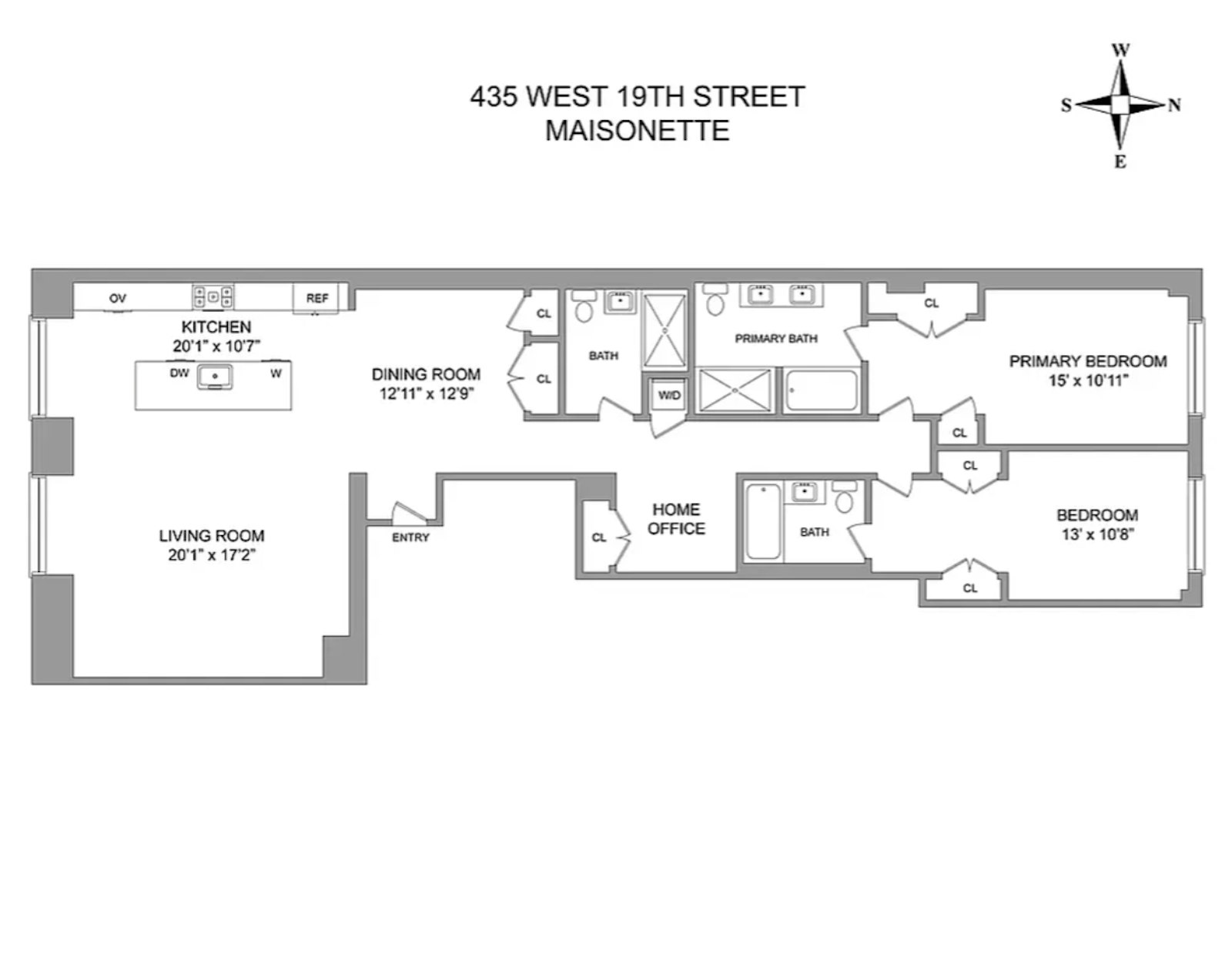 435 West 19th Street MAISONETTE Chelsea New York NY 10011