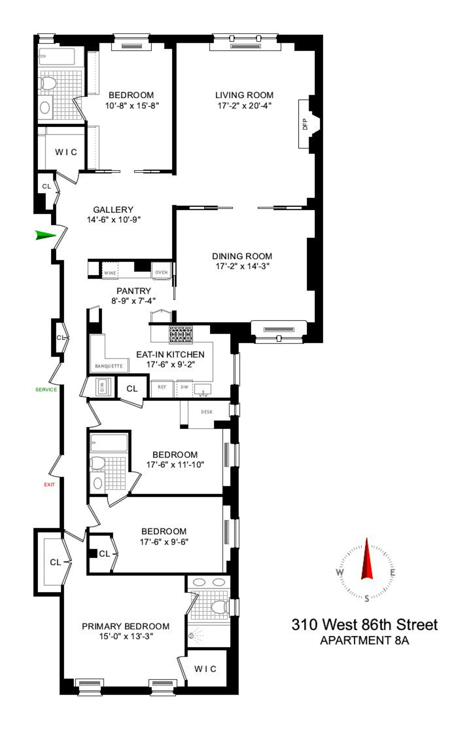 310 West 86th Street 8A Upper West Side New York NY 10024
