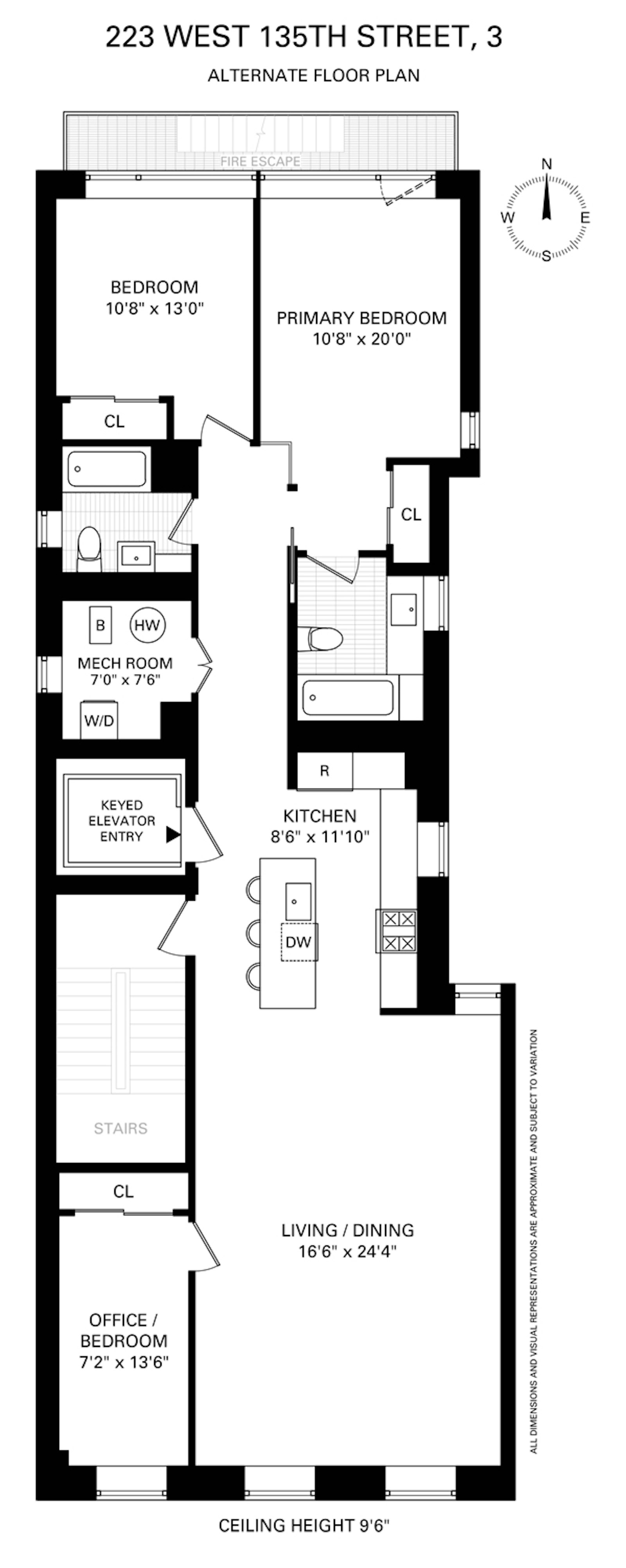 223 West 135th Street 3 West Harlem New York NY 10030