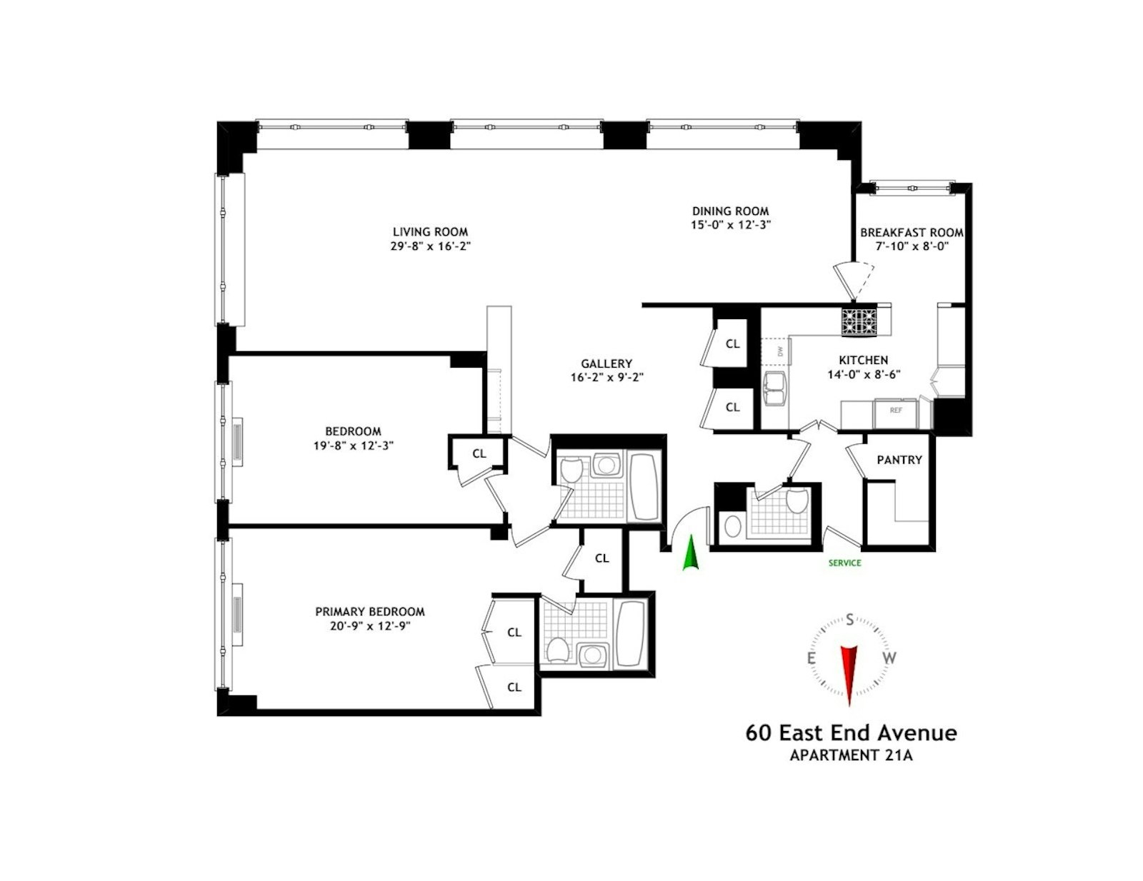 60 East End Avenue 21A Upper East Side New York NY 10028