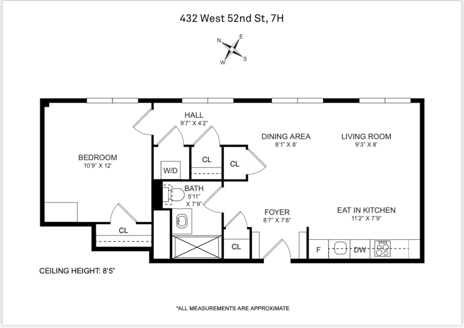 432 West 52nd Street 7H Clinton New York NY 10019