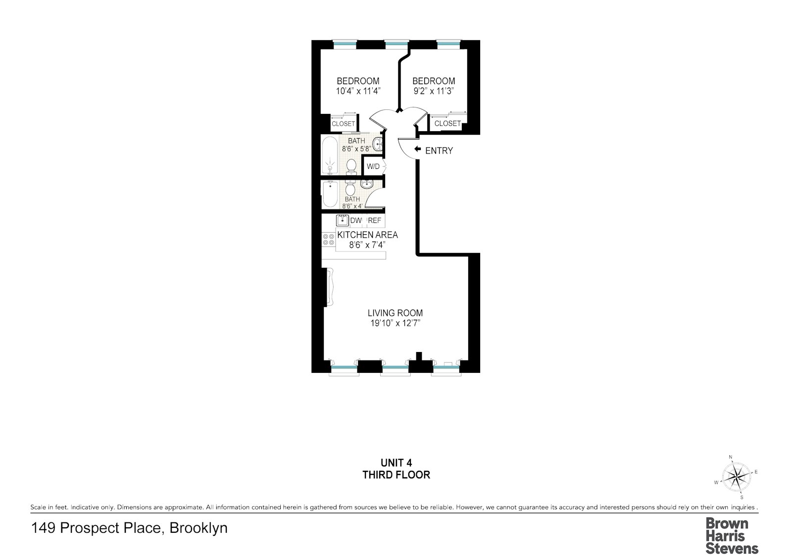 149 Prospect Place 3FL Prospect Heights Brooklyn NY 11238