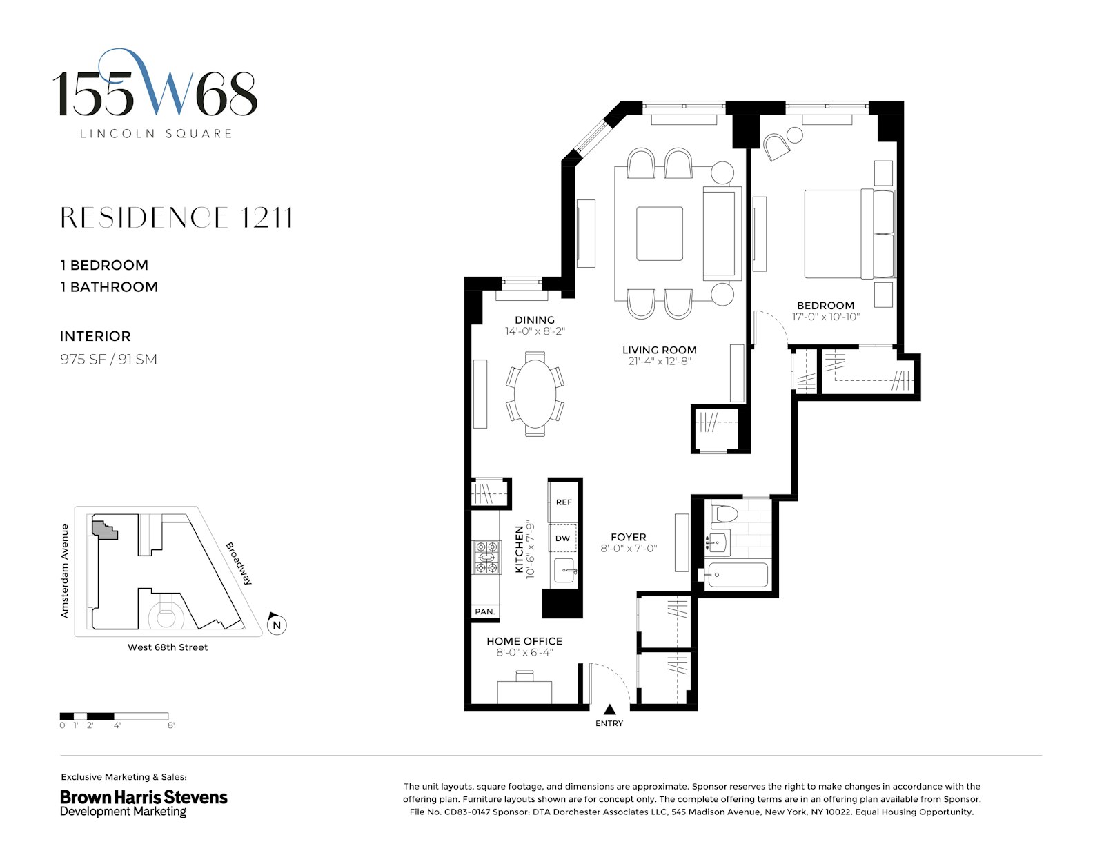 155 West 68th Street Lincoln Square New York NY 10023