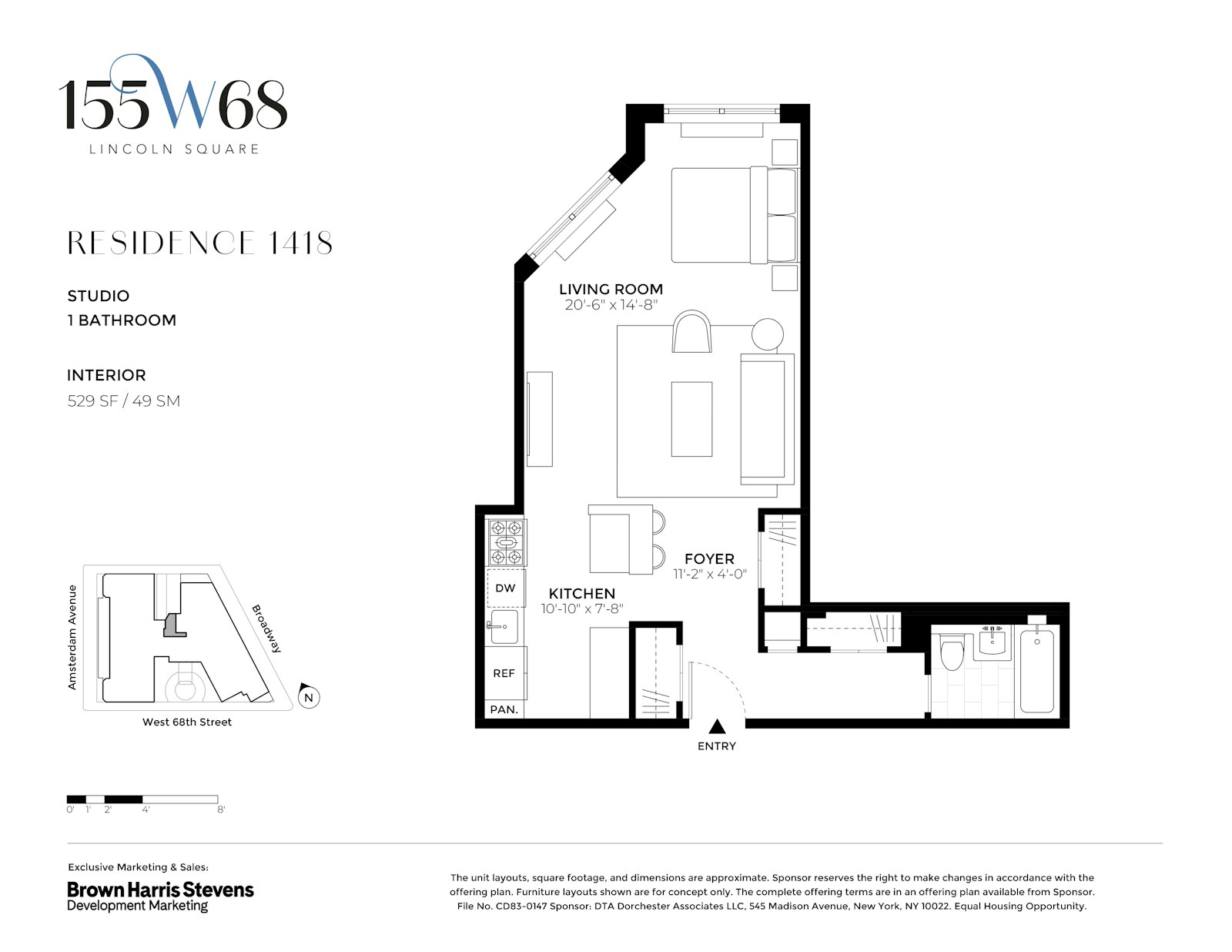 155 West 68th Street Lincoln Square New York NY 10023