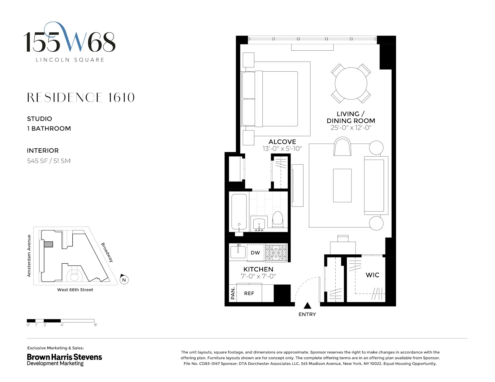 155 West 68th Street Lincoln Square New York NY 10023