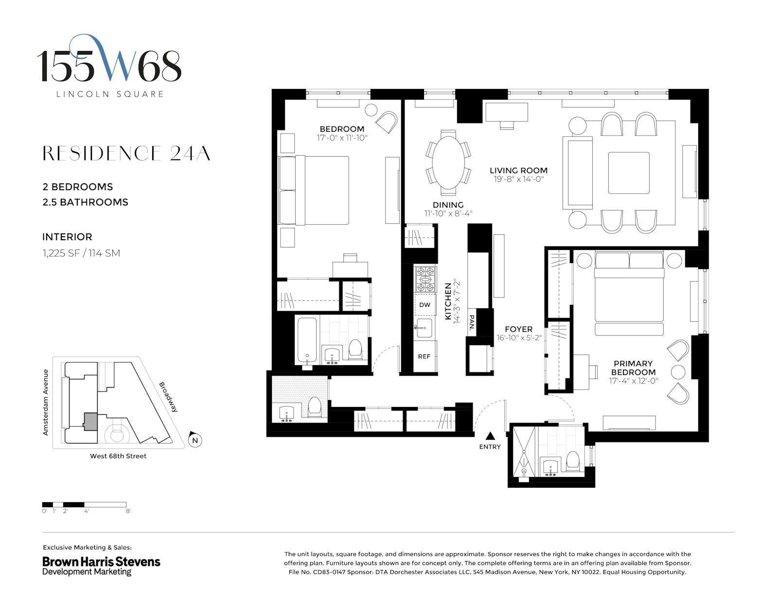 155 West 68th Street Lincoln Square New York NY 10023