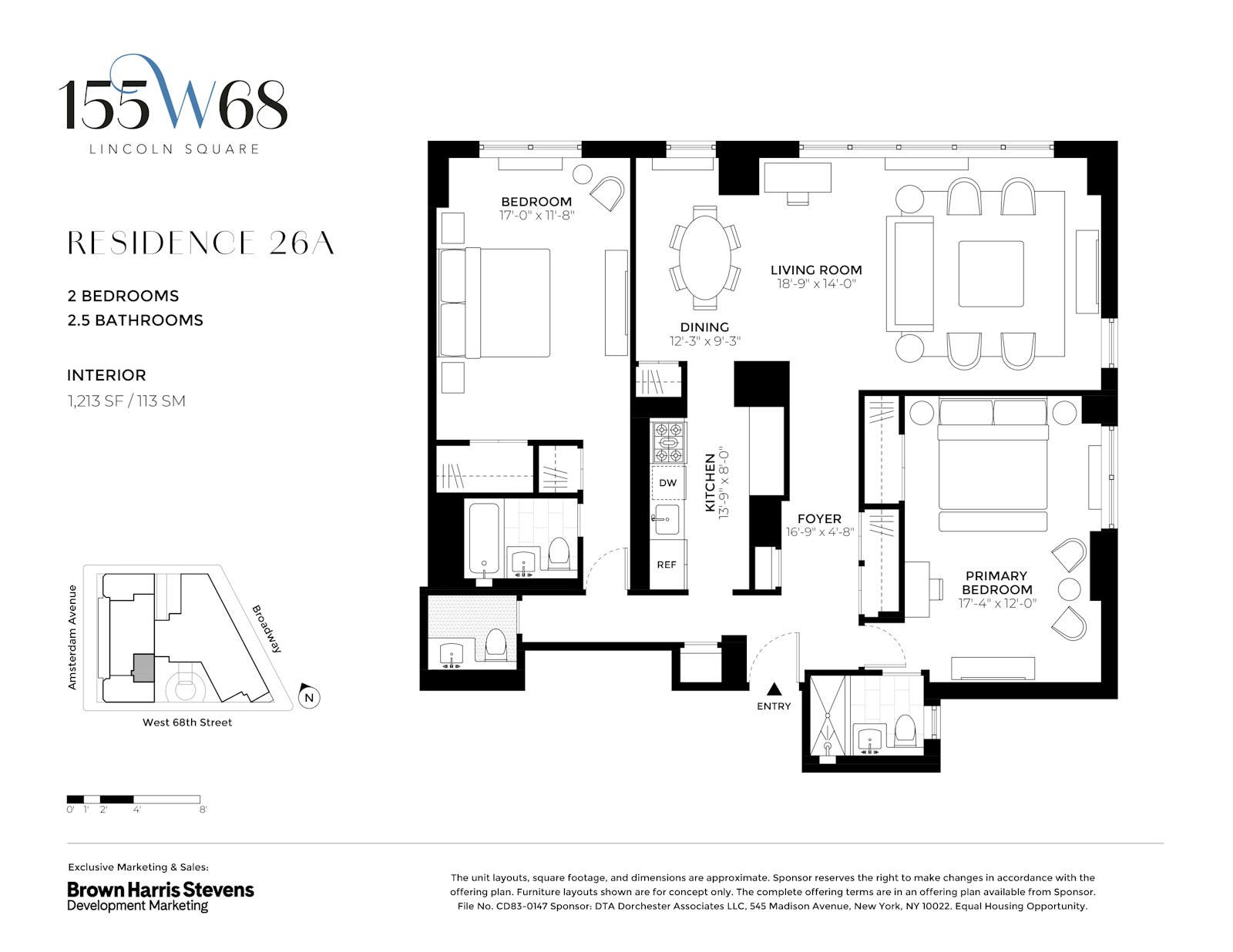 155 West 68th Street Lincoln Square New York NY 10023