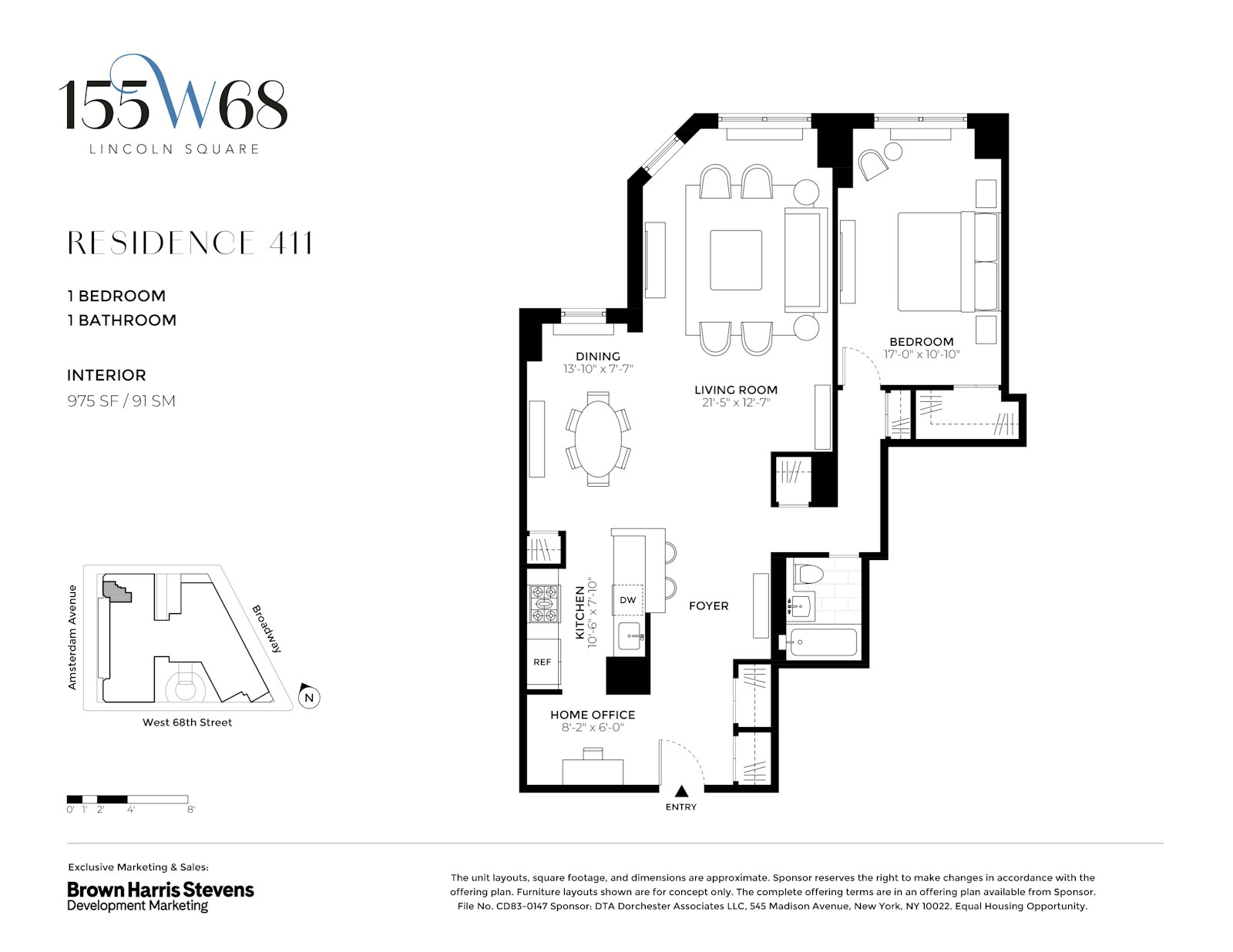155 West 68th Street Lincoln Square New York NY 10023