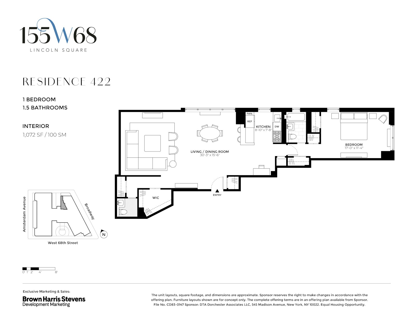 155 West 68th Street Lincoln Square New York NY 10023