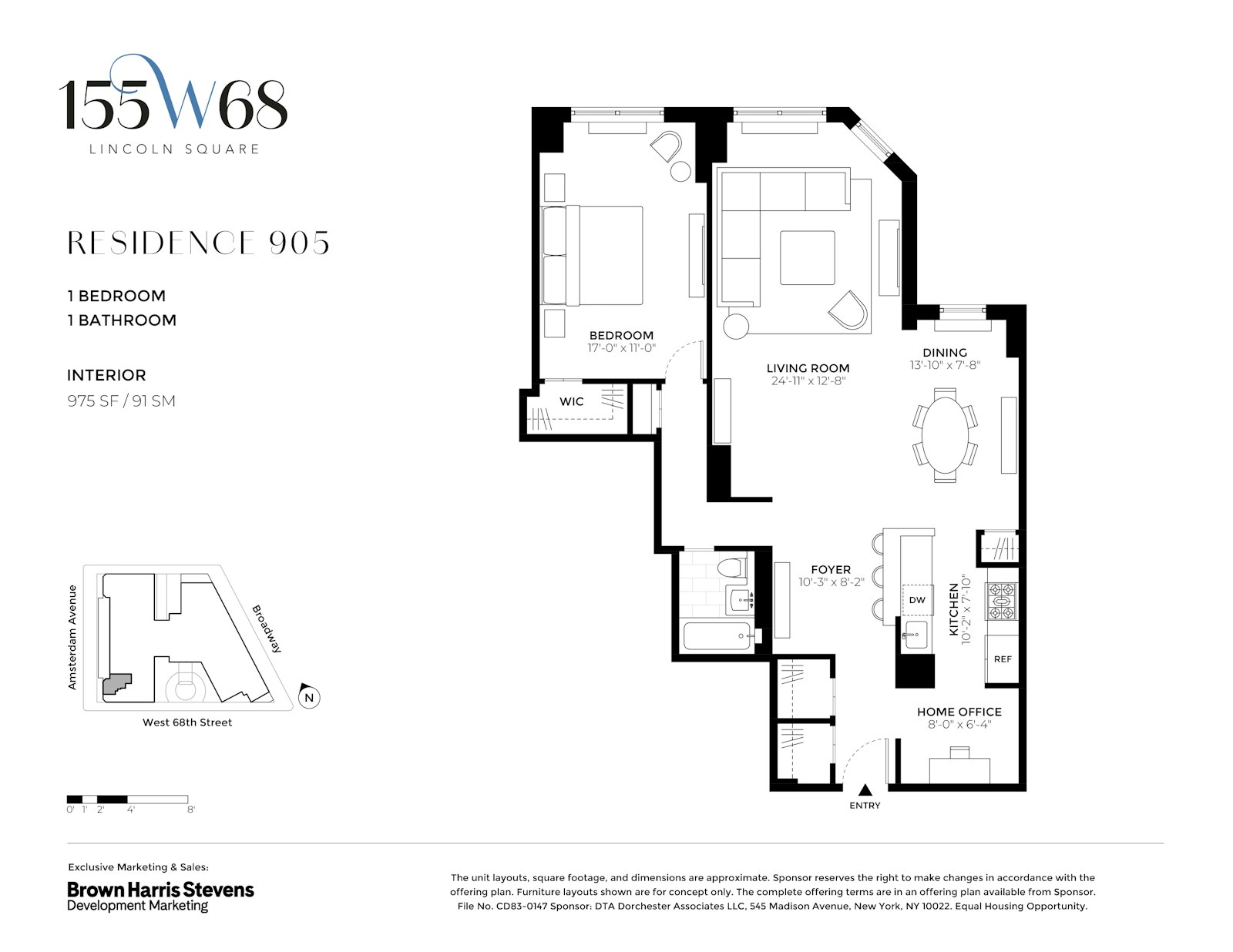 155 West 68th Street Lincoln Square New York NY 10023