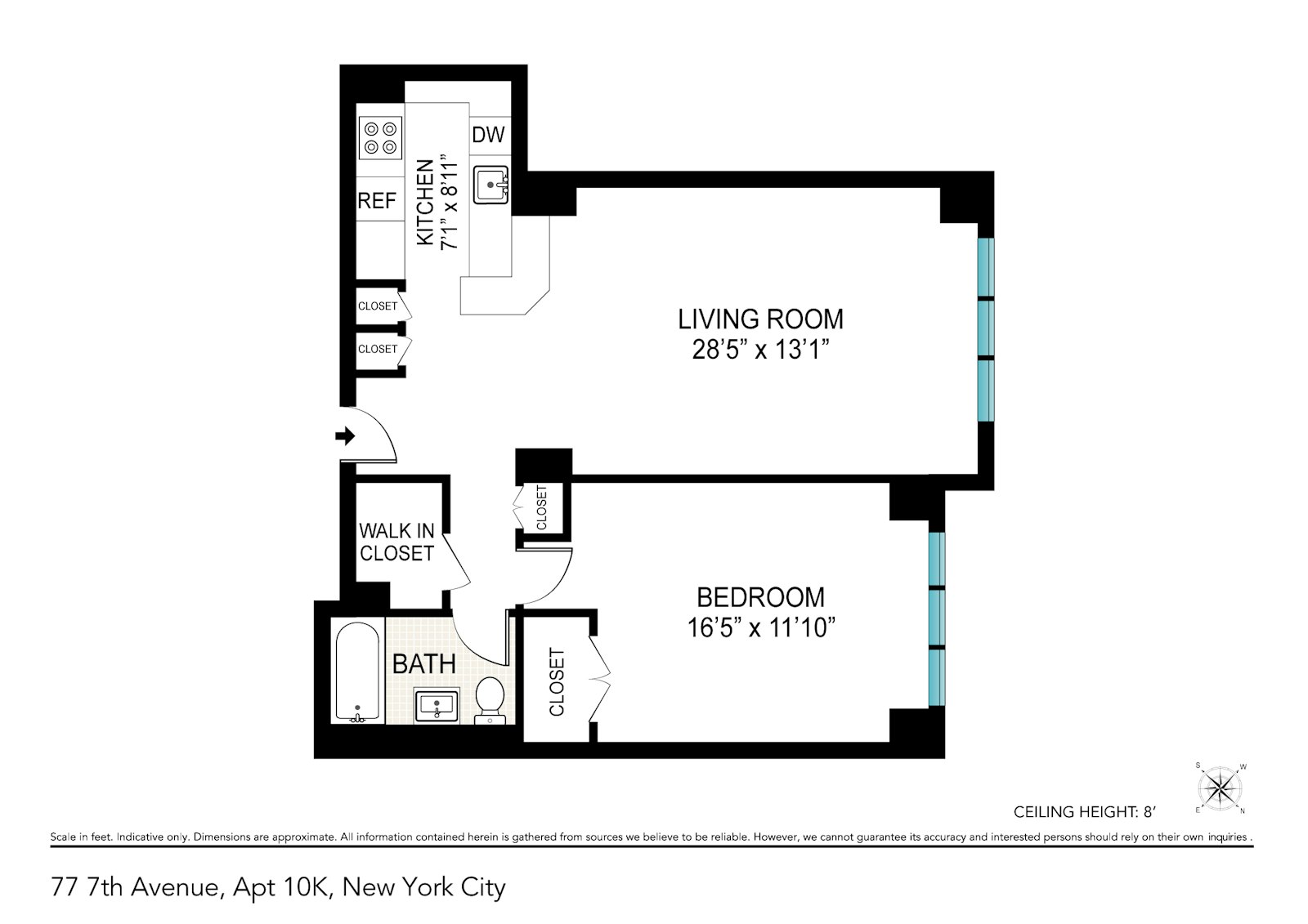 77 Seventh Avenue 10K Chelsea New York NY 10011