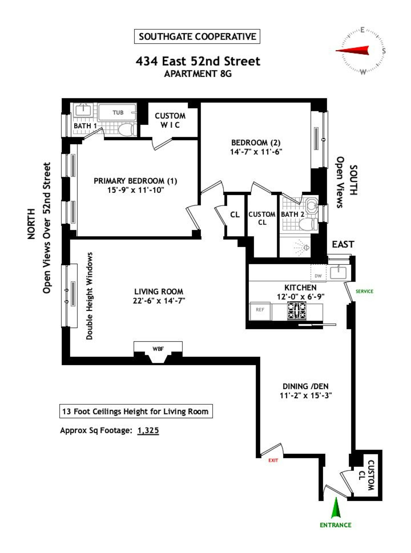 434 East 52nd Street 8G Beekman Place New York NY 10022