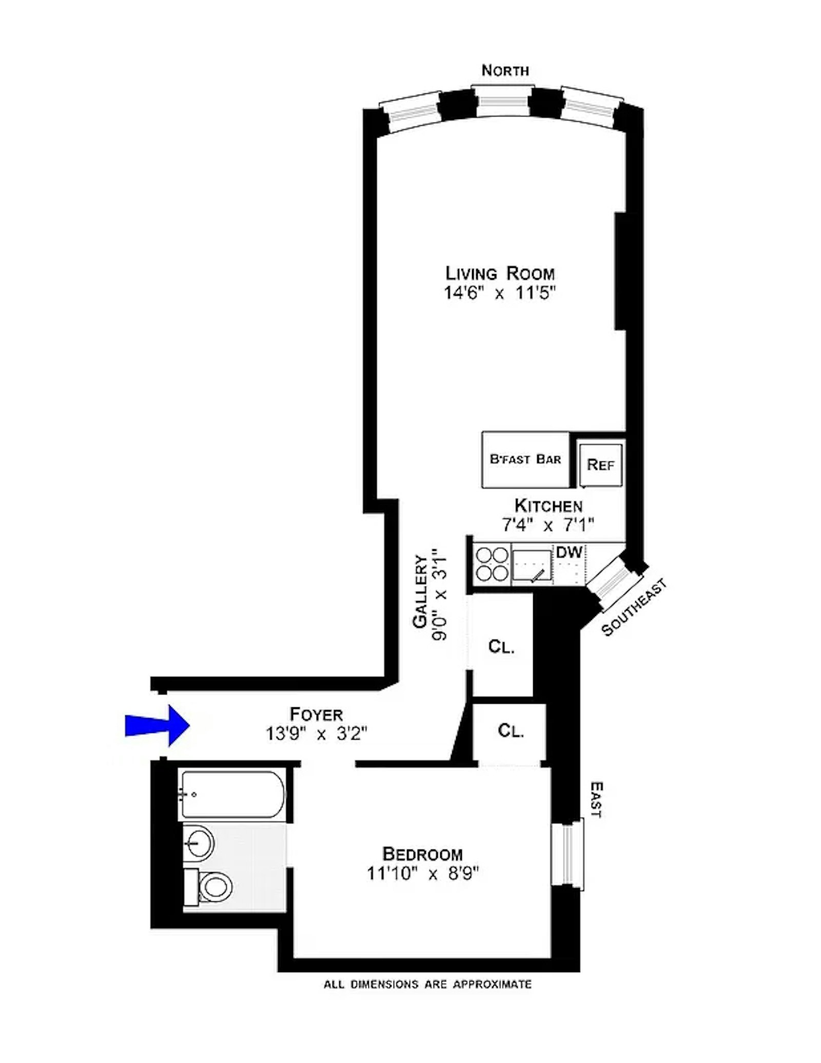 160 East 91st Street 6K Carnegie Hill New York NY 10128