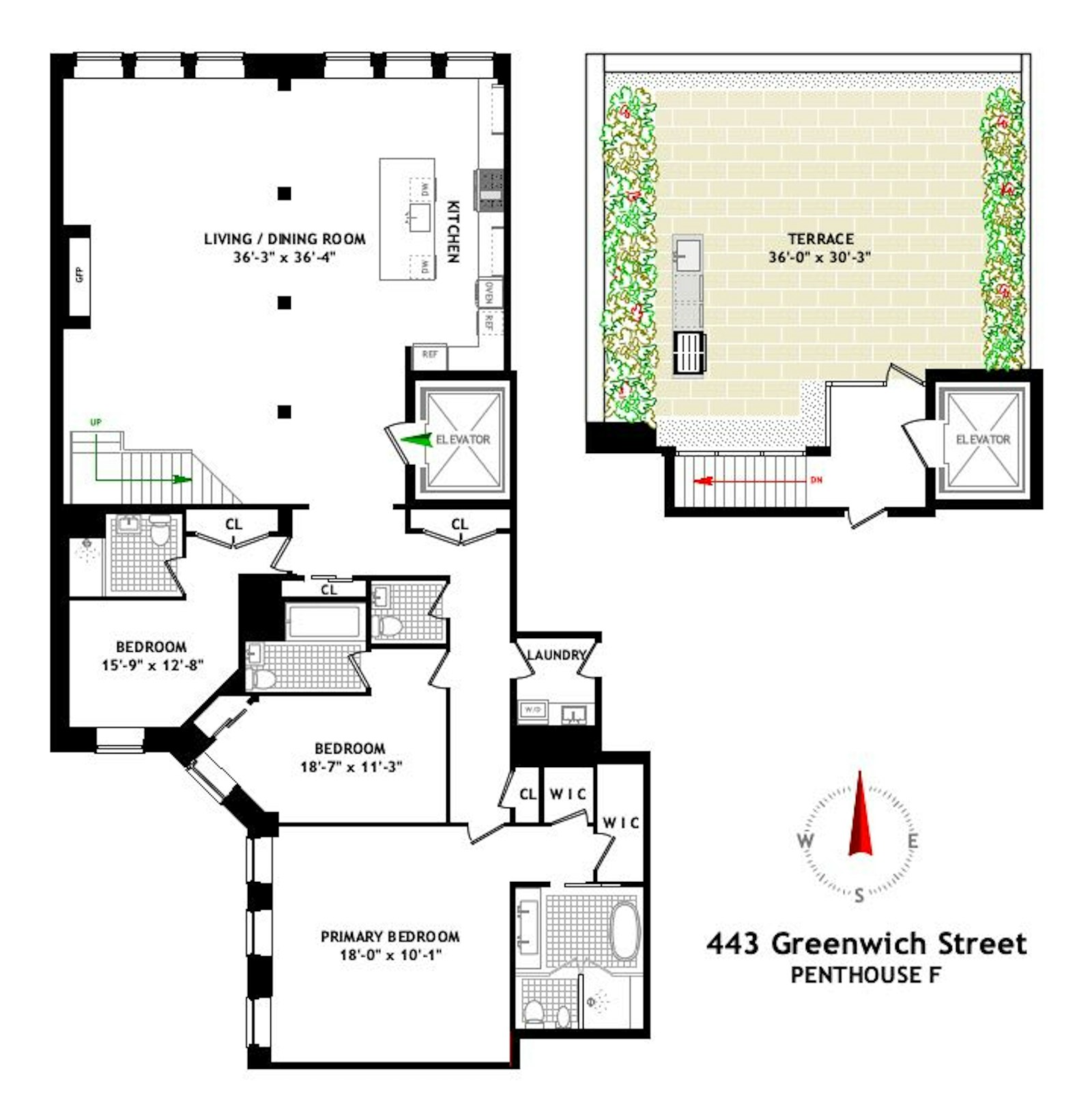 443 Greenwich Street PHF Tribeca New York NY 10013