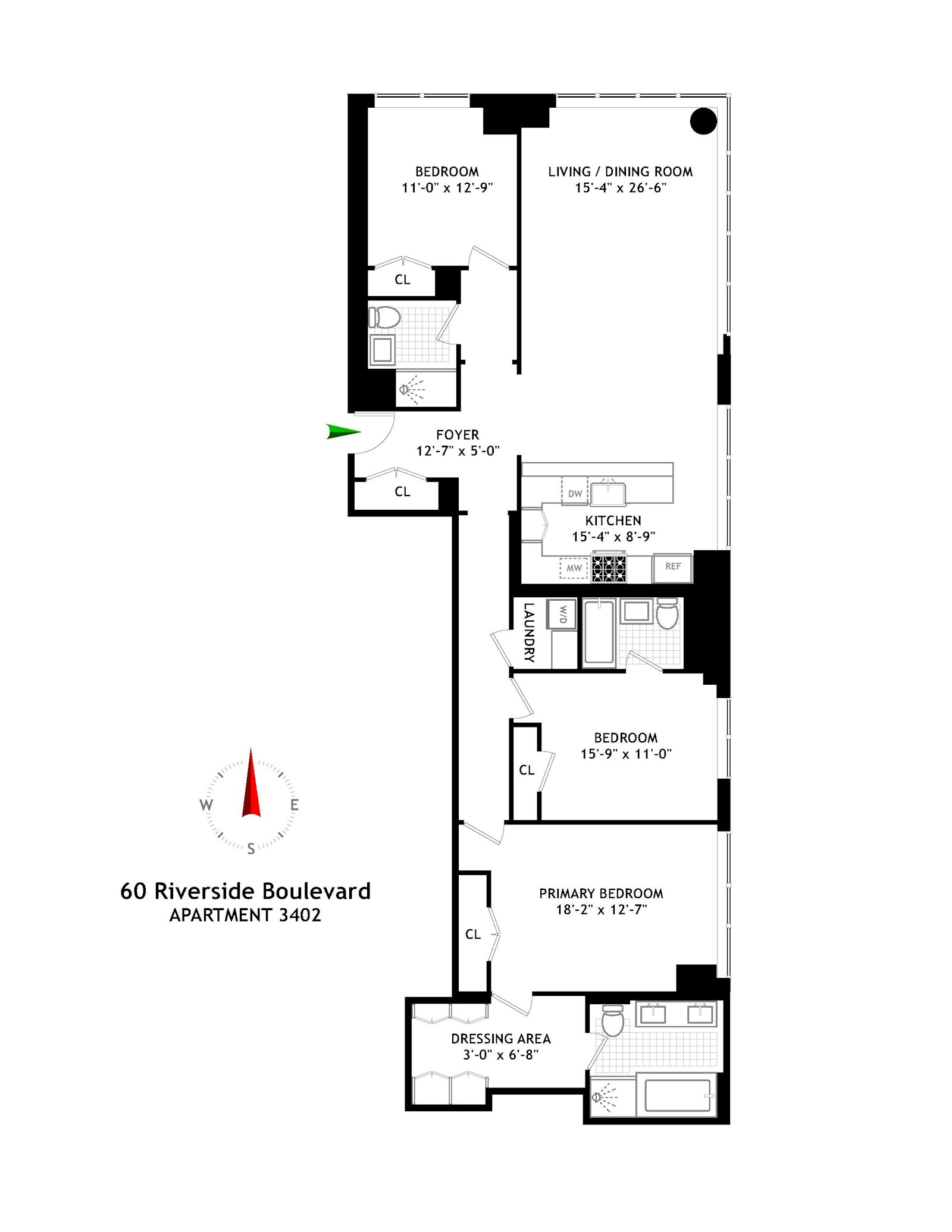 60 Riverside Blvd. 3402 Lincoln Square New York NY 10069