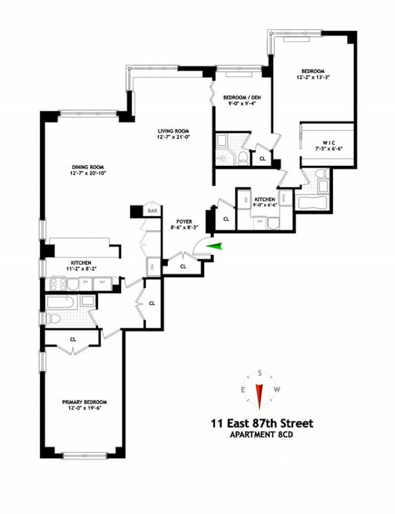 11 East 87th Street 8CD Carnegie Hill New York NY 10128