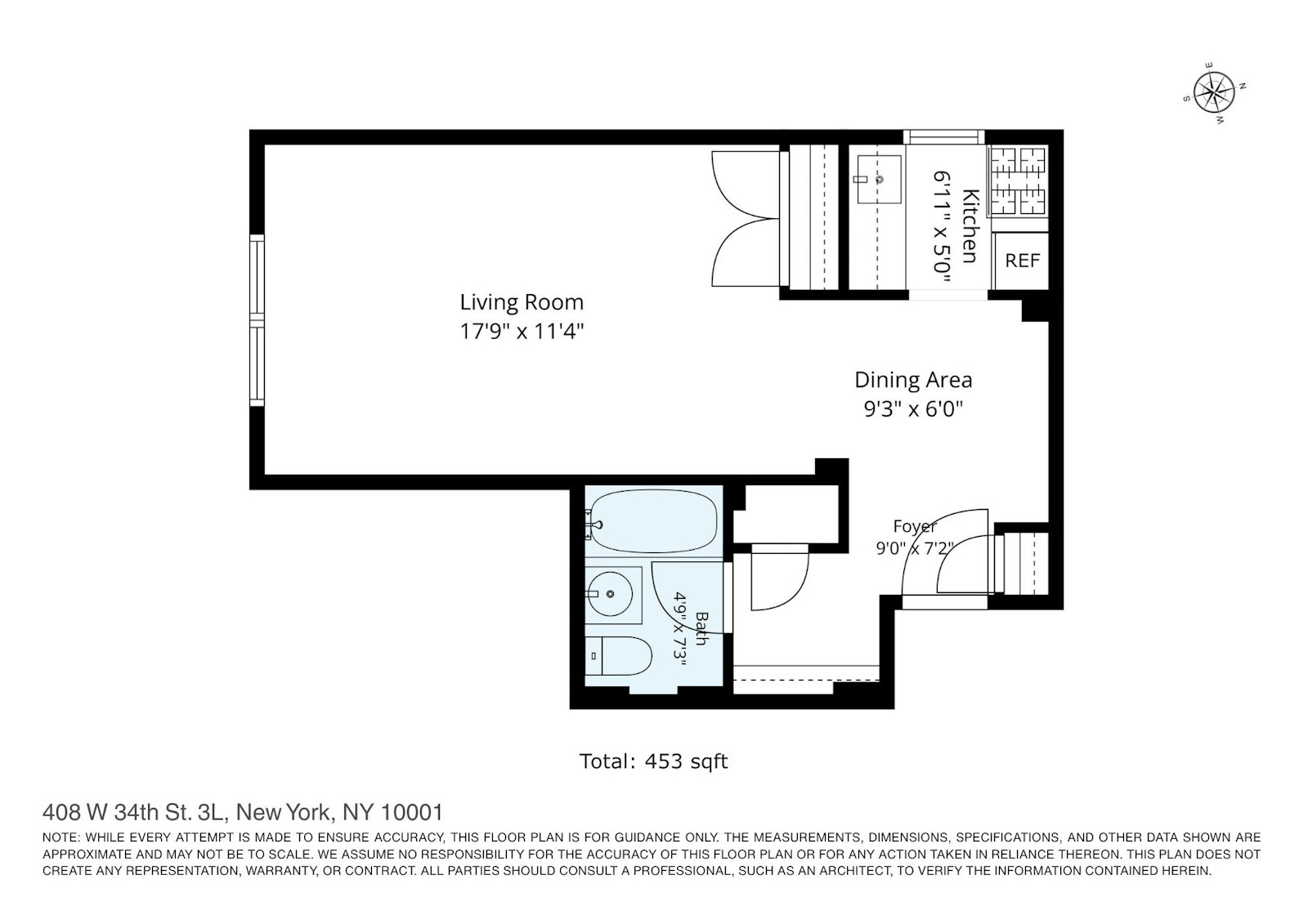 408 West 34th Street 3L Chelsea New York NY 10001