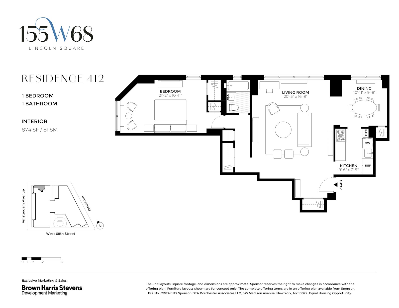 155 West 68th Street 412 Lincoln Square New York NY 10023