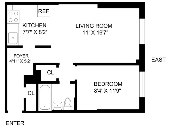 Floorplan for 22 Irving Place