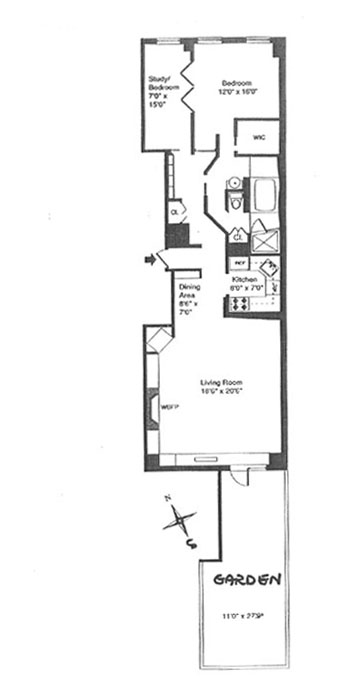 Floorplan for 56 West 71st Street