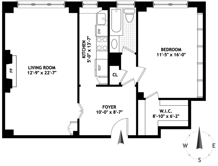 Floorplan for 414 East 52nd Street