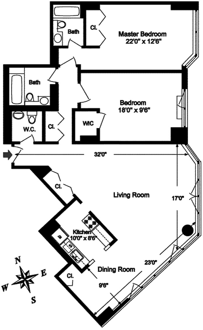 Floorplan for First Avenue