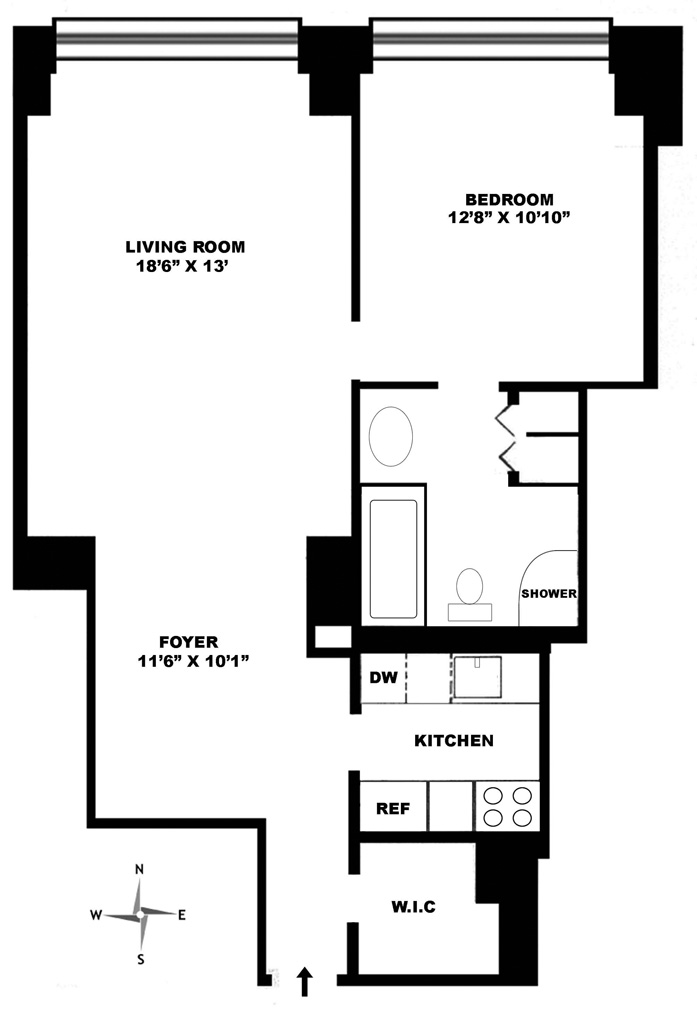 Floorplan for East 57th Street