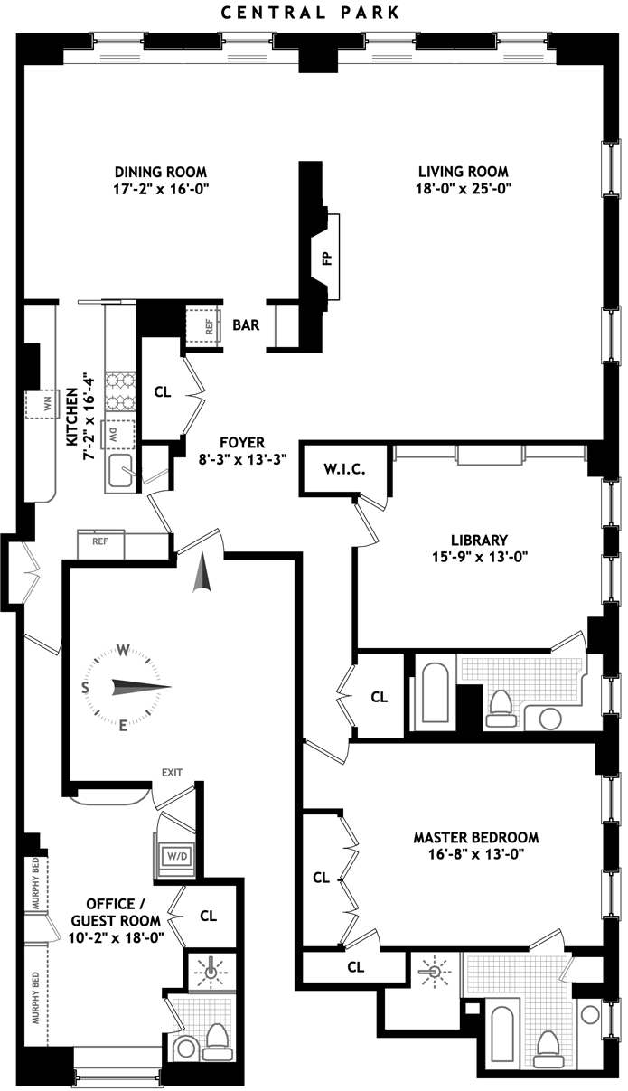 Floorplan for 956 Fifth Avenue