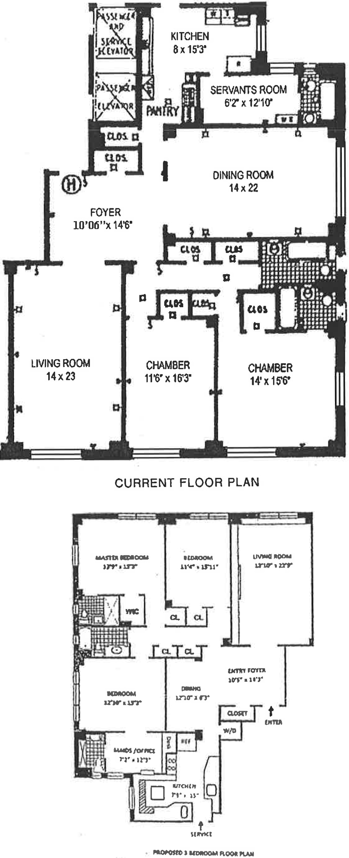 Floorplan for 250 West 94th Street