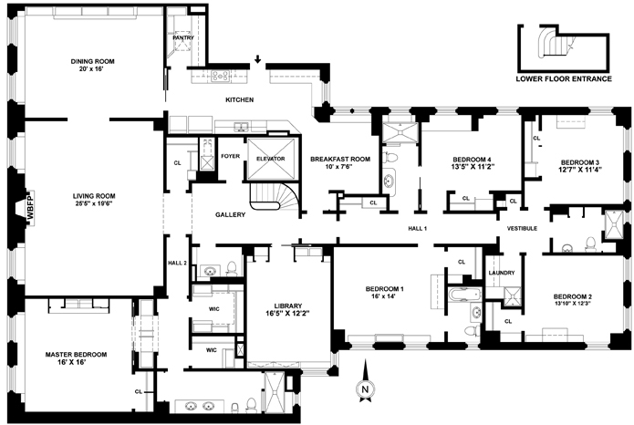 Floorplan for 791 Park Avenue