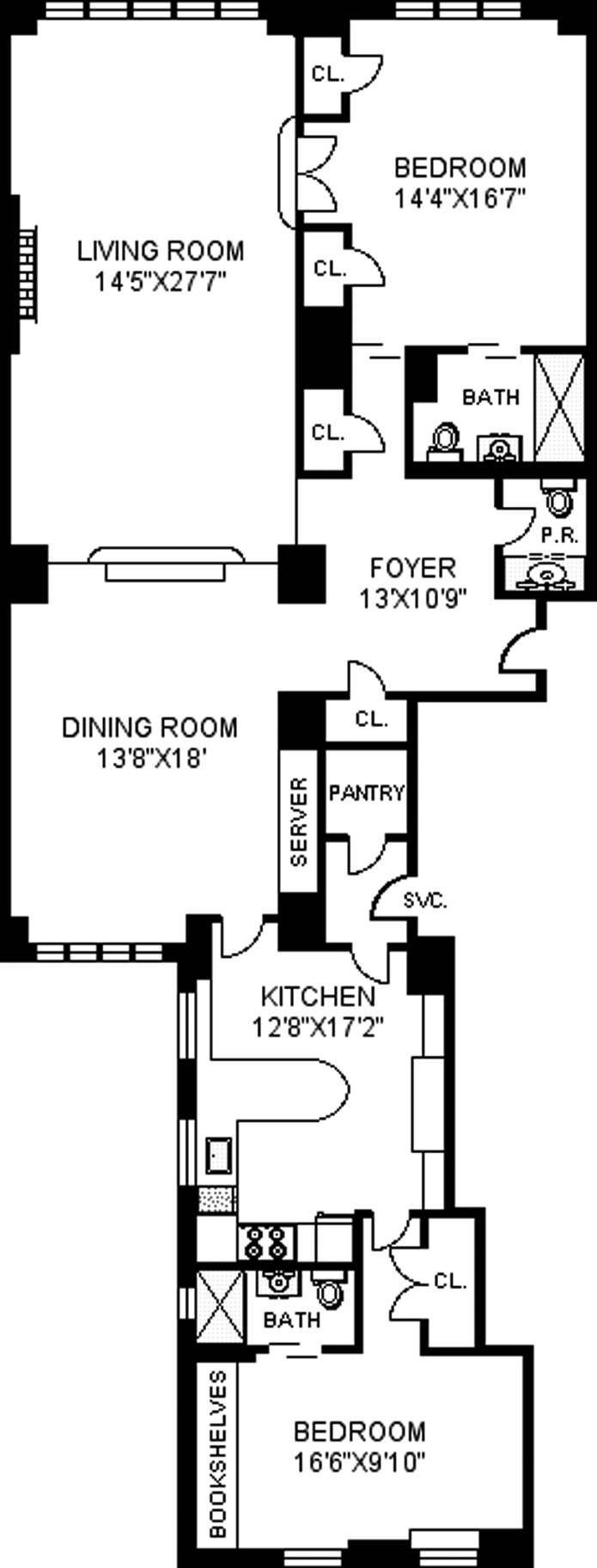 Floorplan for 116 East 68th Street