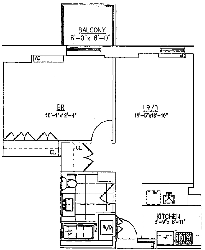 Floorplan for 333 Rector Place