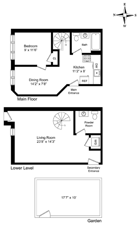 Floorplan for 202 West 9th Street