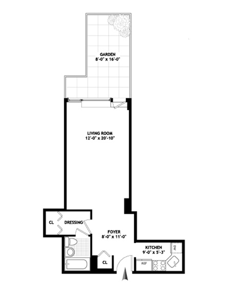 Floorplan for 333 East 14th Street