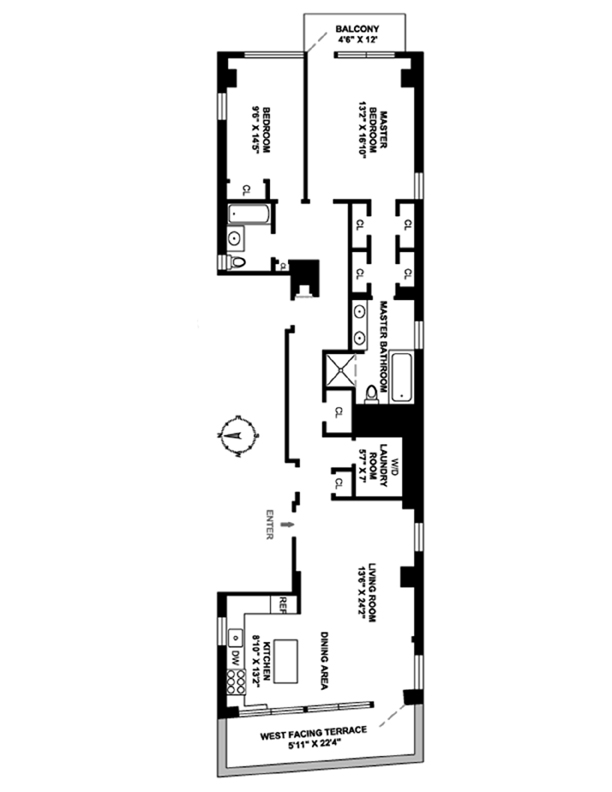Floorplan for 195 Bowery Street, 14