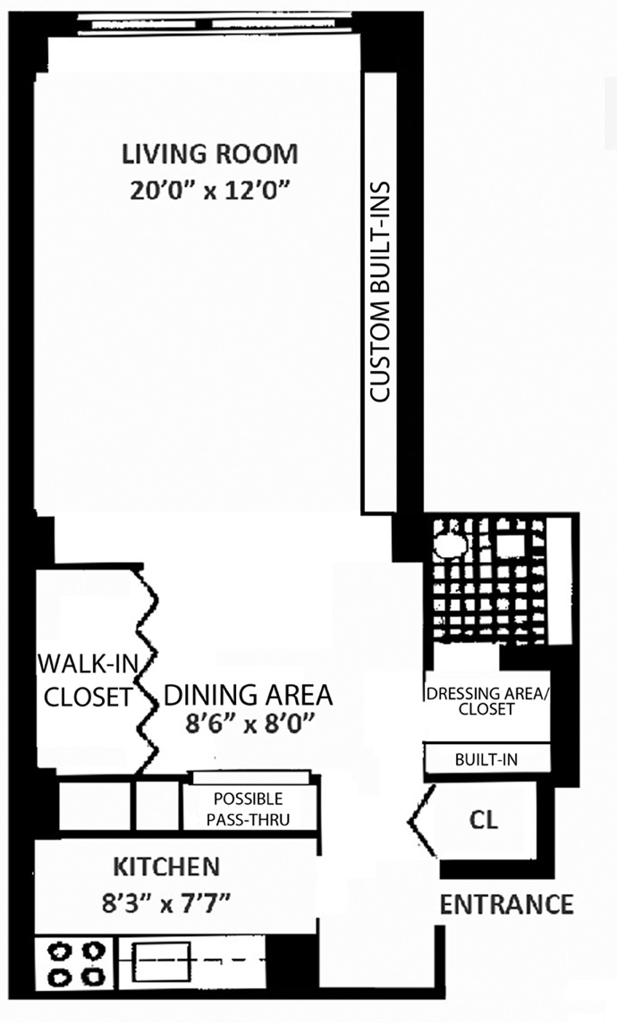 Floorplan for 520 East 72nd Street, 8E