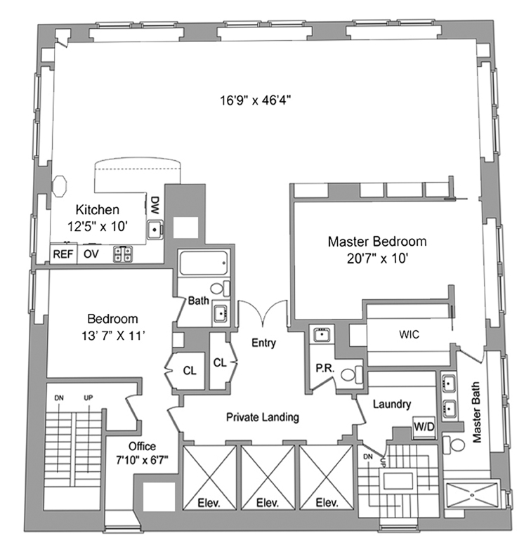 Floorplan for 26 Beaver Street