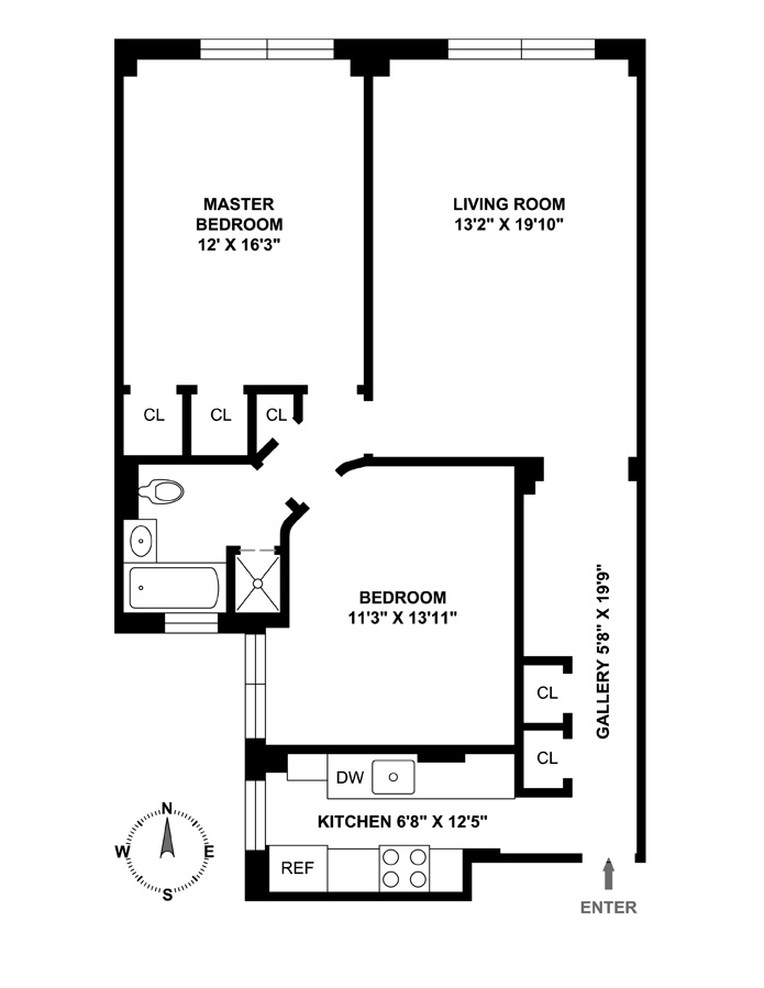 Floorplan for 108 East 91st Street