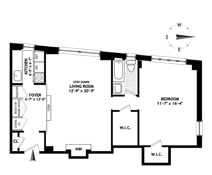 Floorplan for 299 West 12th Street