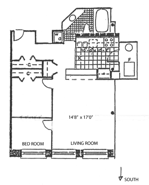Floorplan for 100 Reade Street