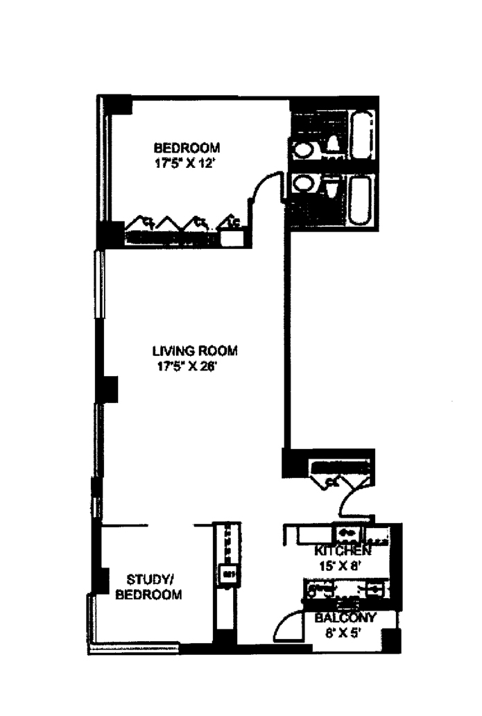 Floorplan for 270 West 17th Street