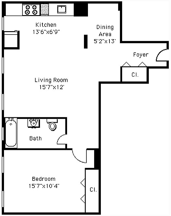 Floorplan for 418 Saint Johns Place